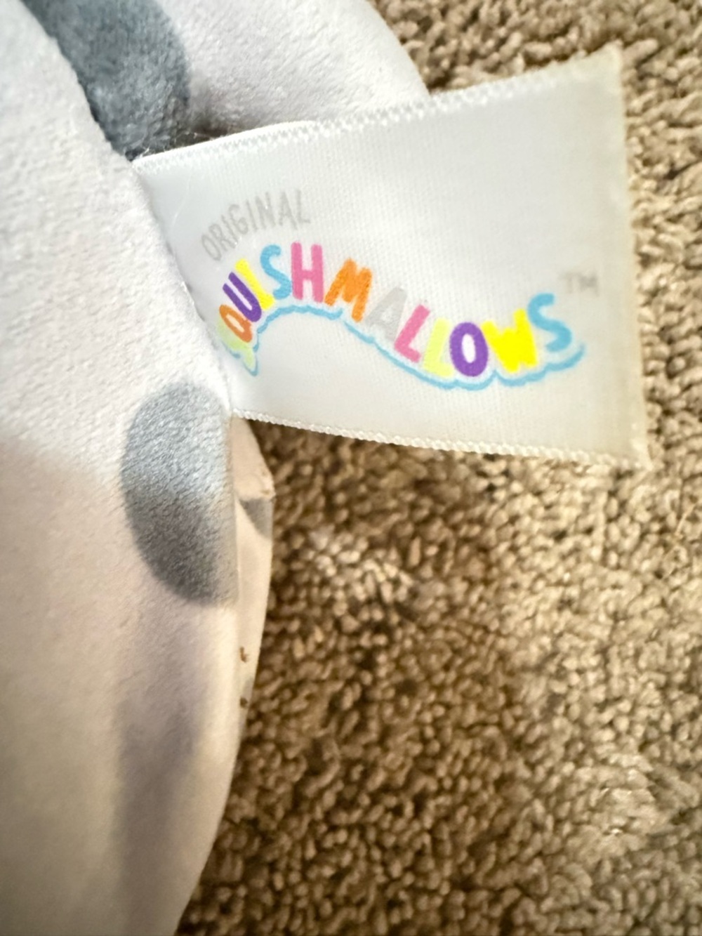 Squishmallows Multicolor Logo Plush Tag - Rainbow Letters - Picture 4 of 5
